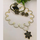 FS Collection Designer Gold Plated Crystal And Austrain Stone Jewelry Combo Set