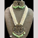 FS Collection Traditional Temple Design Necklace Set with Beads
