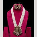 FS Collection Traditional Temple Design Necklace Set with Beads