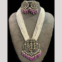 FS Collection Traditional Temple Design Necklace Set with Beads