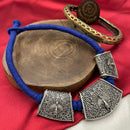 FS Collection Oxidised Plated Necklace Set