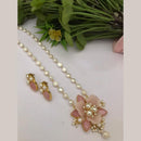 FS Collection Gold Plated Pearl Necklace Set