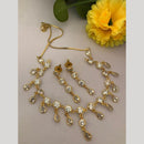 FS Collection Gold Plated Pota Stone Necklace Set