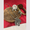 FS Collection Oxidized Plated Long Necklace Set
