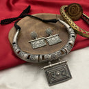FS Collection Oxidized Plated Necklace Set