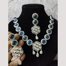 FS Collection Gold Plated Pota Stone And Beads Necklace Set