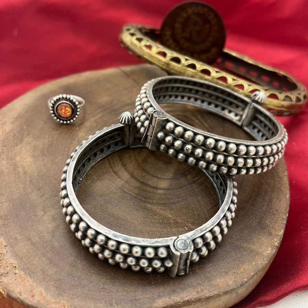 FS Collection Elegant Party & Wedding Wear American Daimonds Bangle Set