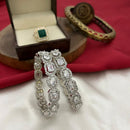 FS Collection Elegant Party & Wedding Wear American Daimonds Bangle Set