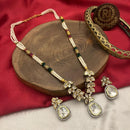 FS Collection Handcrafted Elegant Austrian Stone And Beads Long Necklace Set