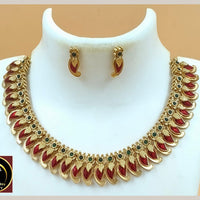 FS Collection Ethnic Elegance Classic Pota Stone Necklace Set