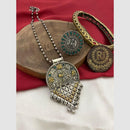FS Collection Luxurious 2 Tone Finish Pota Stone Long Necklace