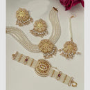 FS Collection Royal Austrian Stone And Pearl Jewellery Combo Set