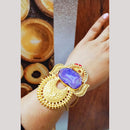 FS Collection Unique Artistic Purple Gemstone Bracelet 