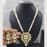 FS Collection Royal Ensemble Pota Stone And Pearl Necklace Set