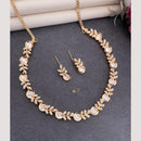FS Collection Glam Gold – Austrian Stone Necklace Set That Shines Bright