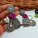 FS Collection Traditional Oxidised Dangle Earrings for Traditional & Modern Looks