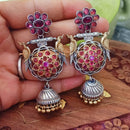 FS Collection Elegant Pota Stone Dangle Earrings for Women & Girls