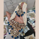 FS Collection Elegante Kundan And Pearl Long Necklace Set For Every Occassions