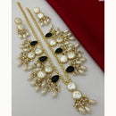 FS Collection Royal Monalisa And Mother Of Pearl Choker Necklace Set 
