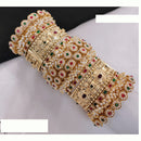 FS Collection Traditional Bridal Chura with Pota Stone and Pearl Embellishments