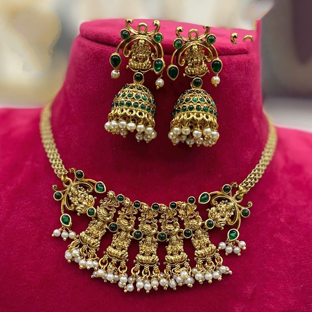 FS Collection Radiance Pota Stone And Pearl Necklace Set