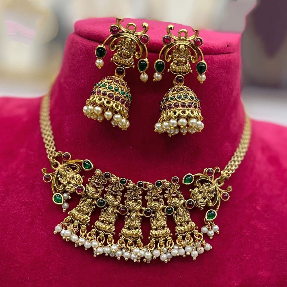 FS Collection Radiance Pota Stone And Pearl Necklace Set