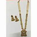 FS Collection Heritage Pota Stone And Pearl Long Necklace Set