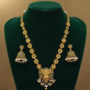 FS Collection Heritage Pota Stone And Pearl Temple Necklace Set