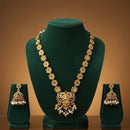 FS Collection Heritage Pota Stone And Pearl Temple Necklace Set