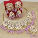 FS Collection Royal Kundan And Pearl And Beads Necklace Set