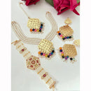 FS Collection Austrian Stone And Pearl Jewellery Combo Set