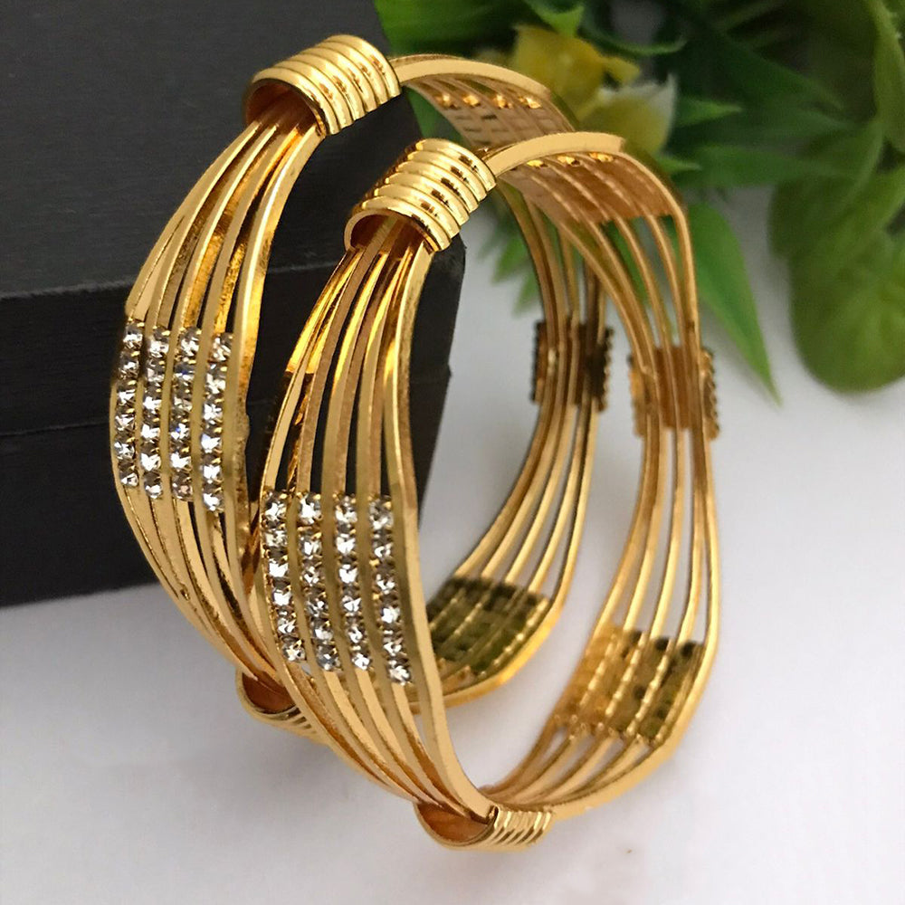 FS Collection Shimmering Austrian Stone Bangles Set