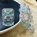 FS Collection Elegant American Diamond Jewellery Combo Set