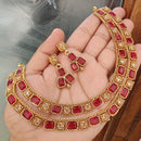 FS Collection Royal Crystal Stone Designer Necklace Set