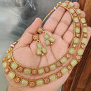 FS Collection Royal Crystal Stone Designer Necklace Set