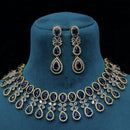 FS Collection Elegant American Diamond Fashion Necklace Set