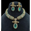 FS Collection Designer Polki Kundan Choker Necklace Set