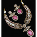 FS Collection Designer Polki Kundan Choker Necklace Set