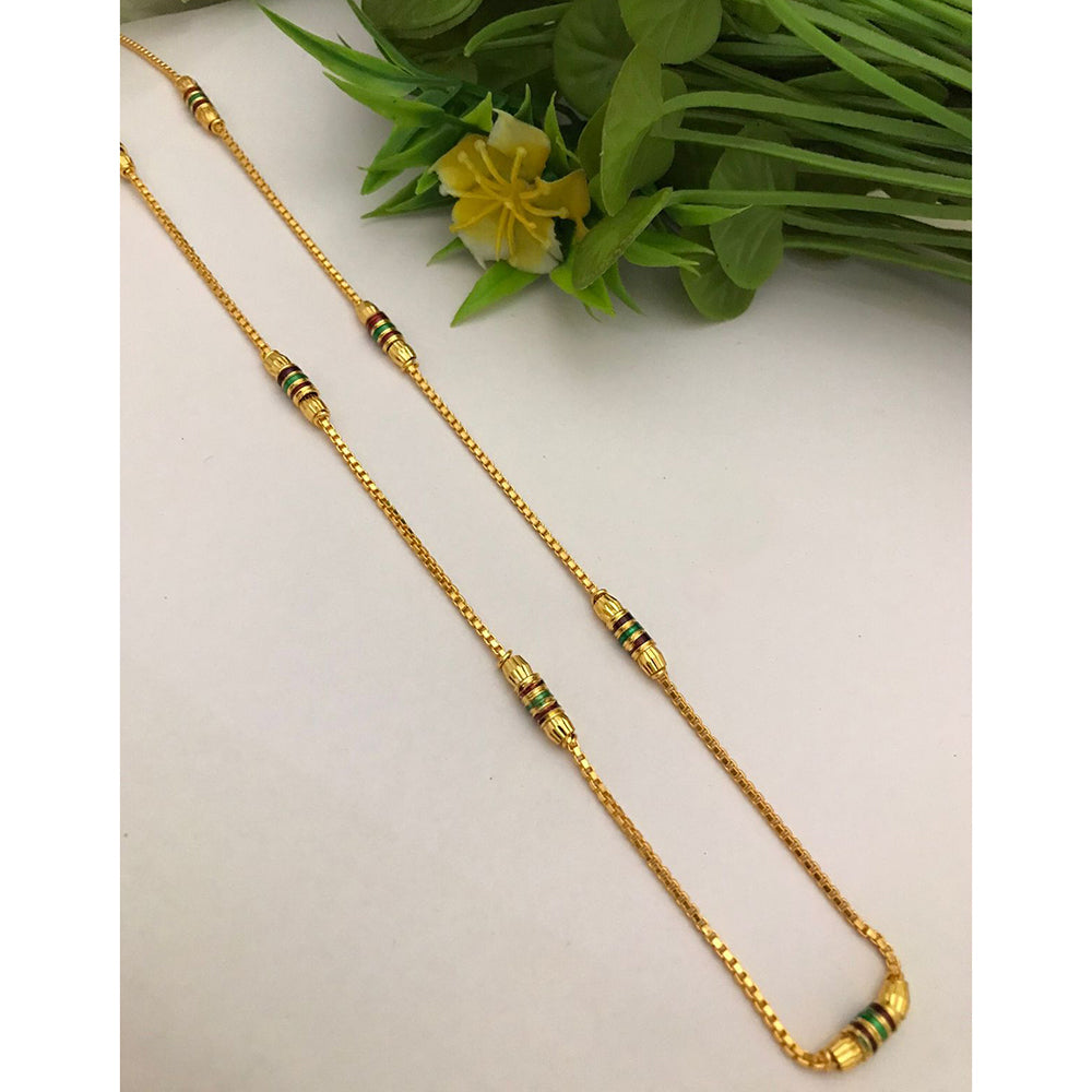 FS Collection Royal Pearl Beaded Long Necklace