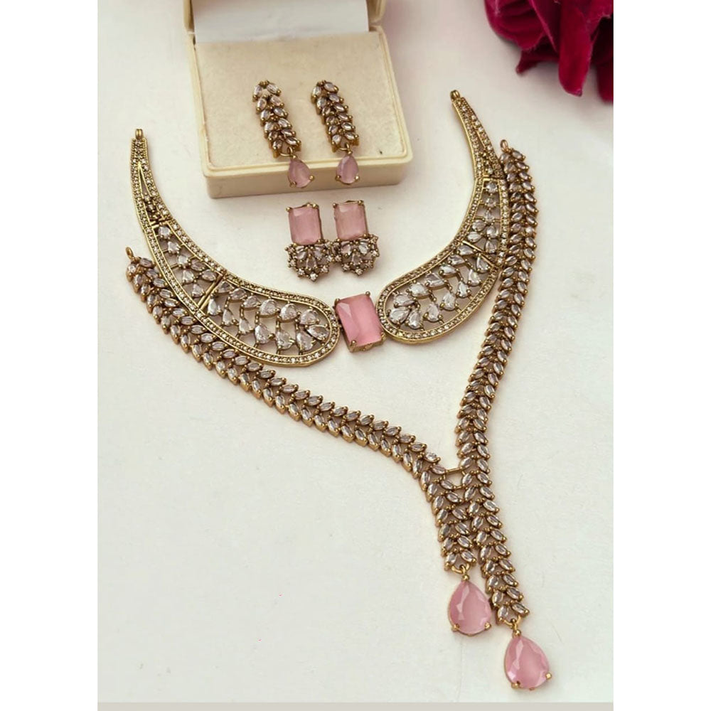 FS Collection Royal American Diamond Sparkle Combo Set