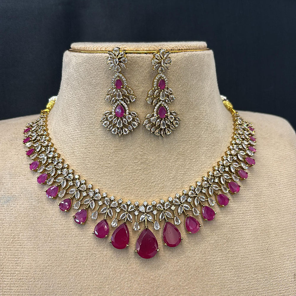 FS Collection Heritage American Daimond Necklace Set