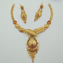 FS Collection Royal Forming Meenakari Designer Necklace Set