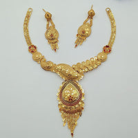 FS Collection Royal Forming Meenakari Designer Necklace Set