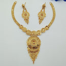 FS Collection Royal Forming Meenakari Designer Necklace Set