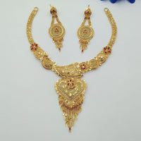 FS Collection Royal Forming Meenakari Designer Necklace Set