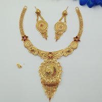 FS Collection Royal Forming Meenakari Designer Necklace Set