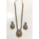 FS Collection Heritage Crystal Stone Pearl And Beaded Necklace Set