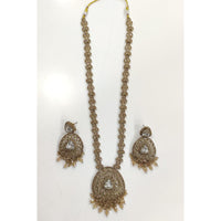 FS Collection Heritage Crystal Stone Pearl And Beaded Necklace Set