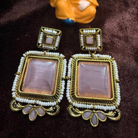 FS Collection Pota Stone Designer Dangler Earrings