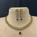 FS Collection Sparkling Austrian And Crystal Stone Elegance Necklace Set